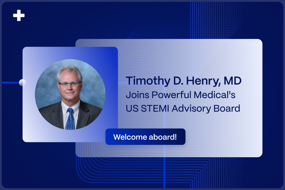 Timothy D. Henry, MD joins Powerful Medical's US Scientific board